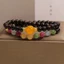 Vòng tay nhiều lớp hai lớp dành cho nữ - Garnet tự nhiên + Mã não vàng + Tourmaline đầy màu sắc - Trang phục hàng ngày may mắn sang trọng