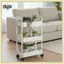 Xe đẩy lưu trữ 3 / 4 tầng di động B & N có bánh xe để tổ chức tại nhà đa năng.