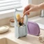 Túi đựng mỹ phẩm FAVORITEGOODS, Bàn chải trang điểm đa năng chống thấm nước, Dây kéo đóng cửa dọc Dung tích lớn Túi đựng cọ trang điểm du lịch cần thiết