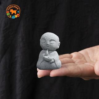 CANAMEK Nhật Bản Jizo Monk Hương Giá Đỡ Cho Sti Zen Monk Hương Đốt Đá Sa Thạch Phật Hương Sti Giá Đỡ CSF