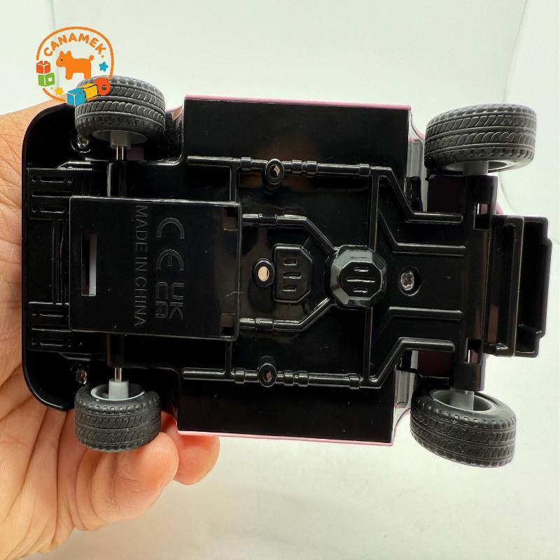 CANAMEK 1 Cái Hợp Kim Vận Chuyển Quà Tặng Xe Golf Mini Kim Loại Kéo Ba Xe Hành Động Tỉ Lệ 1: 20 Golfcart Pullba Xe Trang Trí Bánh CSF