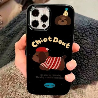 Ốp Lưng IPhone Bóng Mịn, Họa Tiết Vui Nhộn Của Chó Dachshund