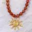 PNPIA- Mới Kim Loại Vintage Mặt Dây Chuyền Hoa Mặt Dây Buộc Handmaed Đính Hạt Choker Nelace Cho Nữ Ngày Lễ Trang Sức Quà Tặng