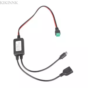 KIKIN Đầu Ra Đôi USB Loại C Cáp Sạc 2Pin Không Hàn 12V 24V Đến 5V 3A Nguồn