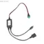 KIKIN Đầu Ra Đôi USB Loại C Cáp Sạc 2Pin Không Hàn 12V 24V Đến 5V 3A Nguồn