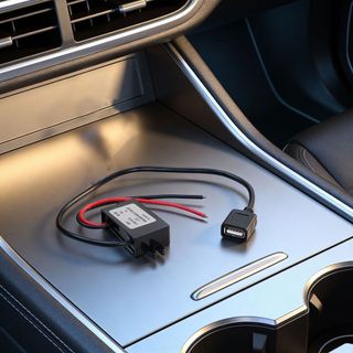 [FUXIN] DC 12V sang 5V 3A Bộ điều chỉnh chuyển đổi USB nữ bước xuống cho bộ sạc ô tô