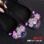 Lỗ Giày Tự Làm Phụ Kiện Thích Hợp Cho Giày Ba Lê Hoa Đính Hạt Kim Sa Lấp Lánh Hoa Tự Làm Giày Khóa Hoa Phụ Kiện Có Thể Tháo Rời Khóa Trang Trí