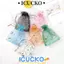 ICUCKO 10 / 20 Túi Quà Tặng, Túi Dây Rút Organza Nhiều Màu, Túi Bao Bì Trang Sức Ngôi Sao Mặt Trăng Cho Tiệc Cưới