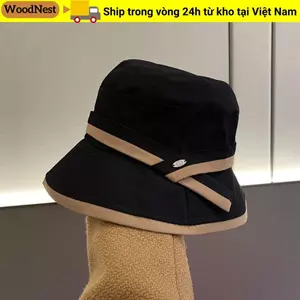 Mũ chống nắng nữ WOODNEST, Mũ xô bảo vệ mặt khô nhanh, Mùa xuân hè Mũ chống nắng vành rộng nhẹ cho nữ Cô gái