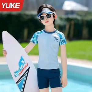 Bộ Bơi Bé Trai Yuke 2461 Phối Màu Cực Chất, Vải Bơi Chuyên Dụng Co Dãn 4 Chiều