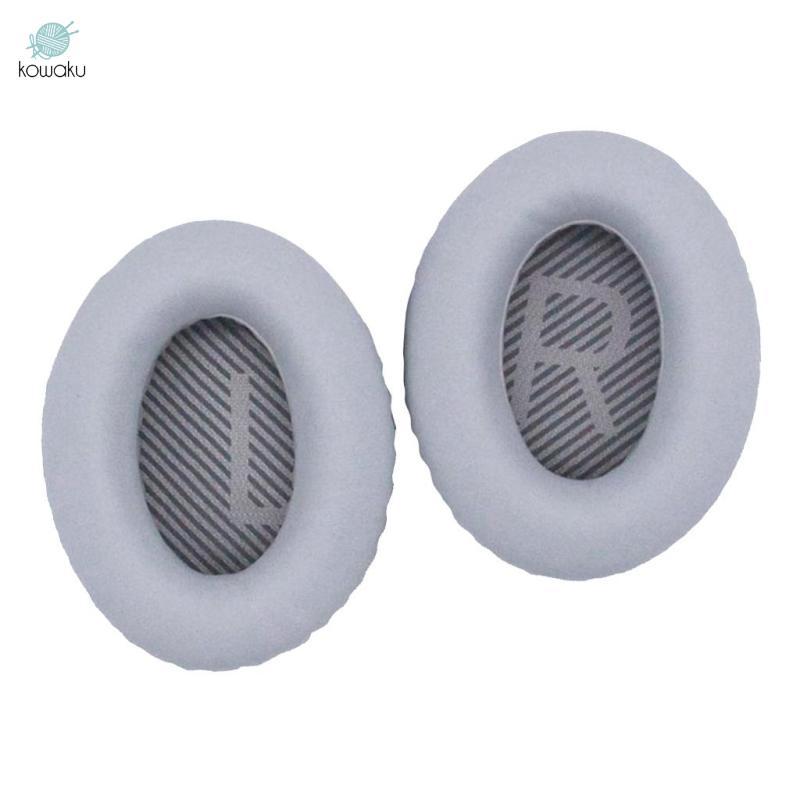 1 Cặp Miếng Đệm Tai Thay Thế Đệm Cho Tai Nghe Quiet Comfort QC15 Màu Xám