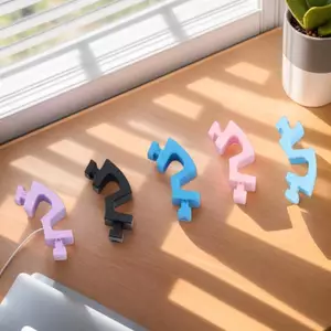 PNPIA- Kính Silicon Trẻ Em Chân Kính Kính Cánh Tay Chống Trơn Trượt Chụp Kính Mắt Cánh Tay Thay Thế Nhiều Màu Chân Kính Silicon