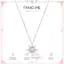 FANCIME "Soluna Nexus" Opal Vòng cổ bạc bằng đá quý tháng 10