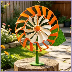 Vườn Pinwheels 14 Inch Cối Xay Gió Điêu Khắc 3D In Gió Spinner Sân Vườn Cho Nhà Bãi Cỏ Sân Sân mueadsyvn