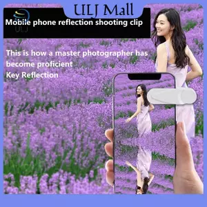 ULJ Điện Thoại Di Động Camera Gương Phản Quang Ống Kính HD Selfie Gương Phản Quang Chụp Điện Thoại Đa Năng Kẹp Phản Quang Phía Sau Ống Kính Ngoài Trời.