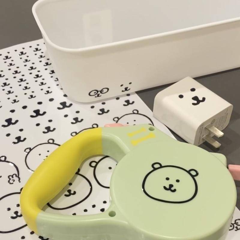 Springevenstar Hoạt Hình Dễ Thương Gấu Flat Stier Trang Trí Cốc Nước Stier Trang Trí Máy Tính Có Thể Được Sử Dụng Để Sti Đồ Nội Thất Hộp Bảo Quản Springevenstar