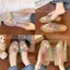 Giày Thạch Dép Nữ Phiên Bản Hàn Quốc Thời Trang Bên Ngoài Mặc Baotou Đế Bằng Baotou Giày Trong Suốt Hoa Phụ Kiện Giày Đi Biển SOSN