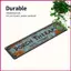 Dấu hiệu ngoài trời cho hiên nhà 40x10cm Nhôm chống thấm nước Rỉ thư giãn Dấu hiệu kim loại Trang trí tường cho sân vườn shopidaevn