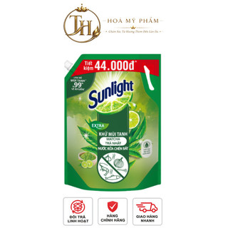 Nước rửa chén Sunlight Bio-care với thành phần từ 100% tự nhiên Túi 3.3kg