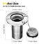 Char Flush Mount Boat Deck Fill Cap Nắp bình chứa bằng thép không gỉ cho bình chứa nước nhiên liệu