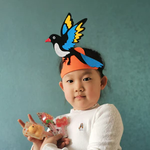 Động Vật Mũ Mẫu Giáo Hiệu Suất Đạo Cụ Trẻ Em Nón Chim Mũ Magpie Nuốt Cuckoo Trò Chơi Mặt nạ26060313
