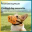 BVY Silicone Dog Muzzle Thiết kế thoáng khí mềm mại Chống cắn và chống sủa để chải lông đi bộ và xã hội hóa.