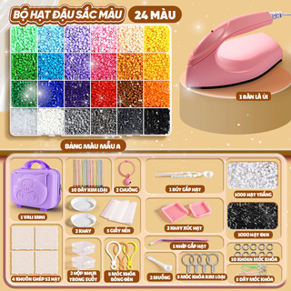 Hạt Xếp Hình Đồ Chơi Giáo Dục DIY Bộ Bổ Sung An Toàn Cho Bé Chất Liệu ABS Bền Đẹp