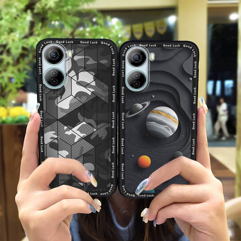 Ốp lưng ZTE Libero 5G IV / Nubia Ivy TPU silicon mềm, bảo vệ toàn bộ, chống bụi, chống va đập, chống thấm nước, hoạt hình dễ thương