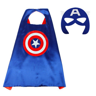 Đồ chơi trẻ em Captain America Mặt nạ phát sáng Áo choàng cosplay Trang phục âm thanh Lightsaber Shield Launcher Set26060403
