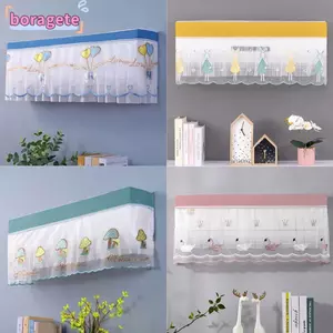 Vỏ chống bụi điều hòa BORAGETE, Vỏ AC treo tường di động, Vỏ bảo vệ có thể giặt nhẹ chống bụi tiện lợi cho gia đình