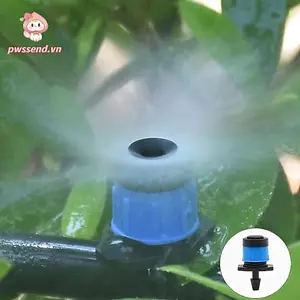 PWSSEND 50 Chiếc Nhỏ Giọt Tưới Có Thể Điều Chỉnh, Tưới Nước Có Thể Điều Chỉnh Đầu Nhỏ Giọt Nước, Tưới Vườn Nhựa Tưới Đầu Chảy