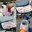 Nhãn dán xe điện sáng tạo q6 Trang trí dễ thương HelloKitty Car Block Body Scratch Sticker