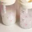 HL 500 / 700ML Ống Hút Nước Có Nắp Nơ Cốc Cà Phê Trà Sữa Cốc Nhựa Cho Trường Học Ngoài Trời Bình Nước Uống Bé Gái Quà Tặng LMWU