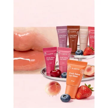 Flortte Flower Lolia Lip Oil Lip Glaze Love Tiger Oil Thủy tinh trong suốt Lolia Lip Gloss Oil Nữ