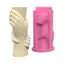 Khay silicone làm khuôn bê tông cho chậu hoa và chân nến, phù hợp gia đình
