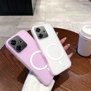 Ốp Lưng 2in1 Cho Honor 600 Pro Lite 500 Ốp Lưng Hút Từ Tính Thông Minh Dopamine Jelly Vỏ Điện Thoại Chống Sốc
