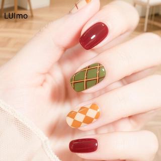 Bộ 5 cọ vẽ móng tay LUImo nhiều kích thước 4/8/12/20/25mm cho nail art, vẽ nét mảnh, thiết kế móng chi tiết
