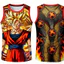 Áo bóng rổ Anime Dragon Ball Z mới 2026 dành cho nam giới Trẻ em, Áo không tay thông thường mềm mại thoáng khí