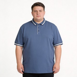 Plus Size 8XL 7XL Nam Công Sở Mùa Hè Áo Polo Màu Trơn Thoáng Khí