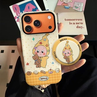 Ốp bảo vệ chân đế hình con gấu bông hình trái tim cho iPhone 11 12promax 13pro15pro 15promax 14 14promax 14pro 16 pro max 16 plus 17 17promax ốp lưng hai trong một