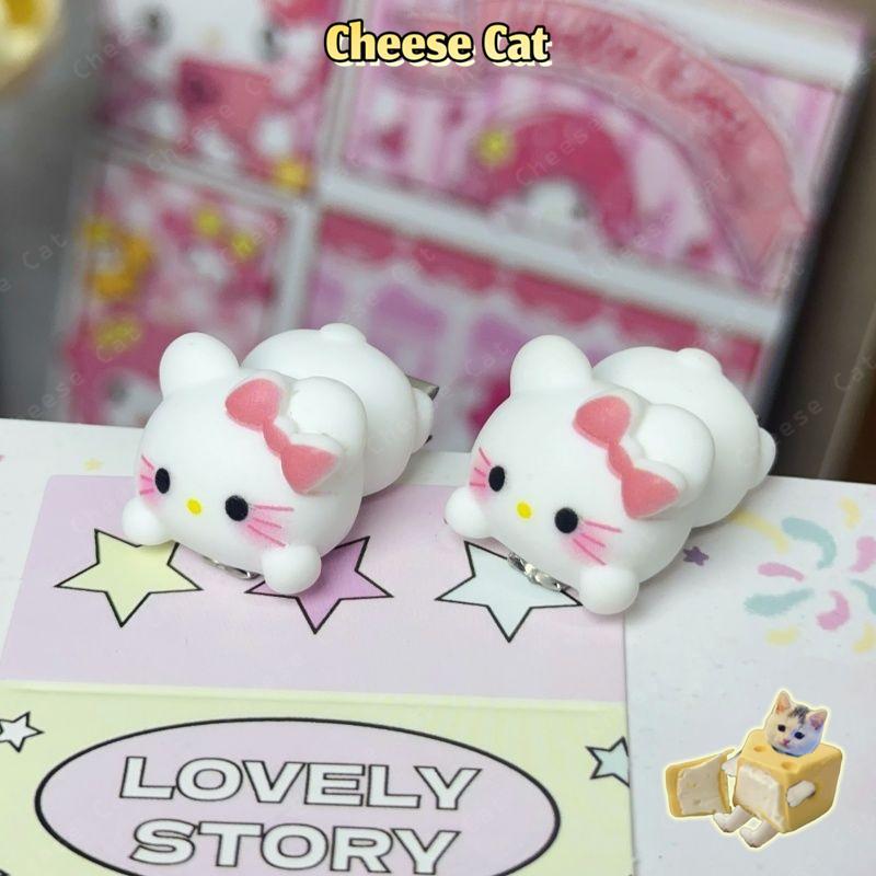 Phụ kiện Kitty Melody DIY trang trí vỏ điện thoại di động/máy ảnh/xe máy búp bê nhỏ dễ thương
