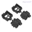 WANYEDI 2 Bộ Hộp số RC, Vỏ hộp số RC bằng nhựa màu đen, Phụ kiện RC cho Wltoys 284161/284010/284131 Phiên bản, phiên bản K969, xe RC phiên bản K989
