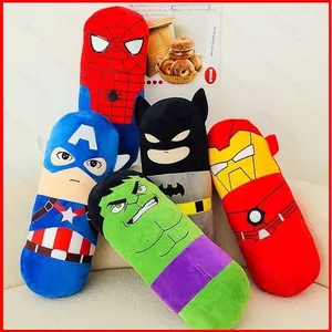 ST2 Marvel 's The Avengers Sang Trọng Gối Đệm Người Sắt Captain America Trẻ Em Ôm Gối Ngủ Búp Bê Nhồi Bông Trang Trí Nhà