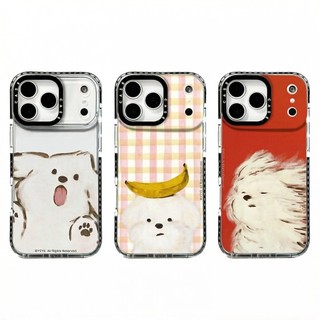 Ốp điện thoại mềm hình chó lộn xộn trong gió cho iPhone 17 Pro Max 16 Plus 15 14 13 12 11 Vỏ bảo vệ chống sốc