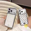 Phone Case For iPhone 17 Pro Max 16 15 Korean Style TPU Magnetic Transparent Korean Style Polka Dot Aesthetic Korean Cute