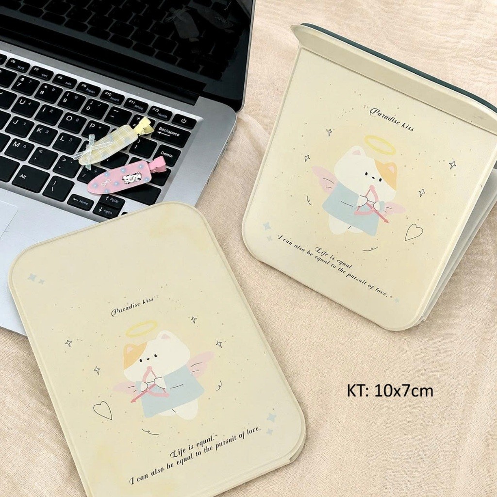 Gương soi trang điểm mini để bàn bỏ túi gấp gọn Hello Kitty mẫu mới nhất MUN STORE GUONGKI2S