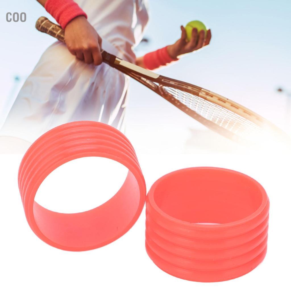 Coo ZASCHMOY 2 chiếc Vòng silicon có tay cầm vợt tennis - Khả năng thấm hút mồ hôi cao để tăng cường độ bám Có thể tái sử dụng & bền bỉ Phù hợp với mọi loại vợt (Xanh lam)