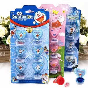Hoạt Hình Peppa Pig Kitty Cat Siêu Nhân Bộ Con Dấu Nhựa Dễ Thương Trẻ Em Giải Thưởng 6 Chiếc Tem Dành Cho Học Sinh