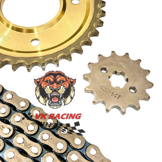 Bộ nhông sên đĩa NSD xích sên TAIMAHA thái lan wave rs100-110 - wa 100-110 - w rsx 100-110 - w blade (428H 14-36-106L)