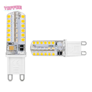 Bóng đèn LED YOFFOR 2 CÁI G9, Bóng đèn LED có thể điều chỉnh độ sáng 110V 5W, 6000K